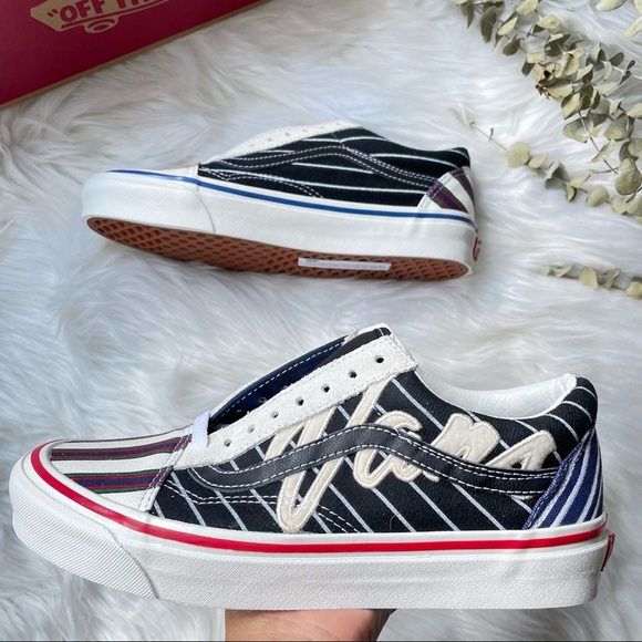 Vans Old Skool 36 DX Anaheim Factory Patchwork League True White - Picture 5 of 16